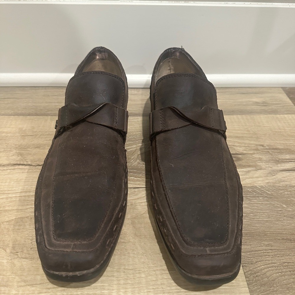 Mark Nason Dark Brown Leather size 10‎